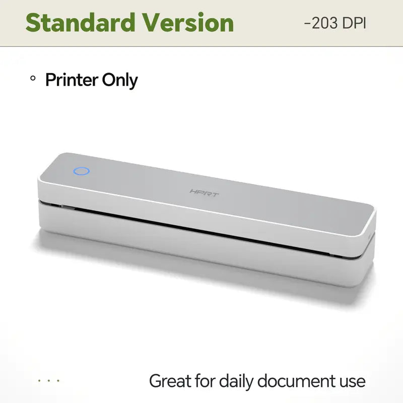 Inkless Thermal Printer – Wireless, Portable – Bluetooth, A4/US Letter – iOS/Android/Laptop
