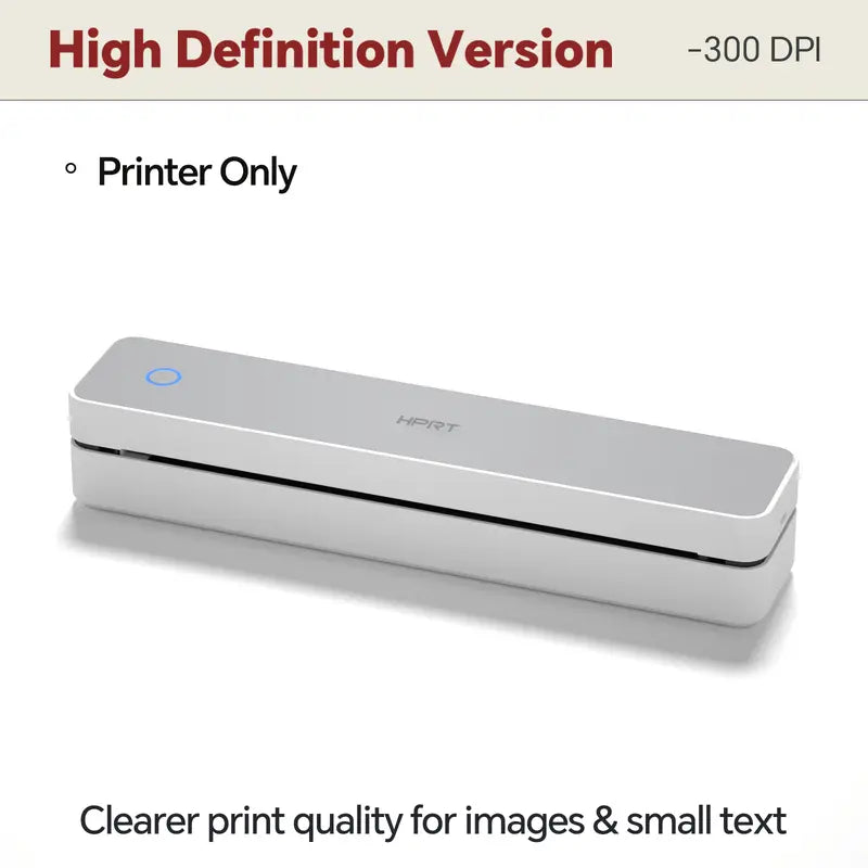 Inkless Thermal Printer – Wireless, Portable – Bluetooth, A4/US Letter – iOS/Android/Laptop