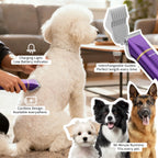 Geoorood Pet Grooming Kit – Low Noise Clippers, IPX7 Waterproof, Rechargeable Cordless Paw Trimmer & Nail Grinder – for Dogs, Cats & Pets