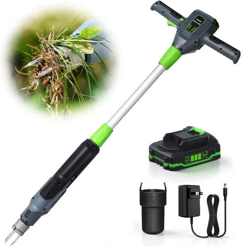 21V Cordless Electric Weed Puller Tool with 3 Claw Steel Head