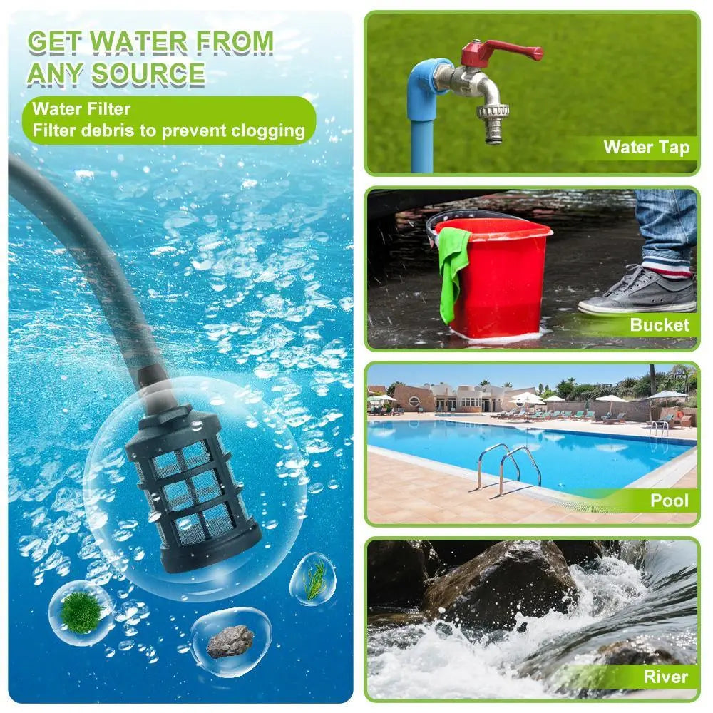 21V Cordless Power Washer 1500 PSI Portable High Pressure Cleaner
