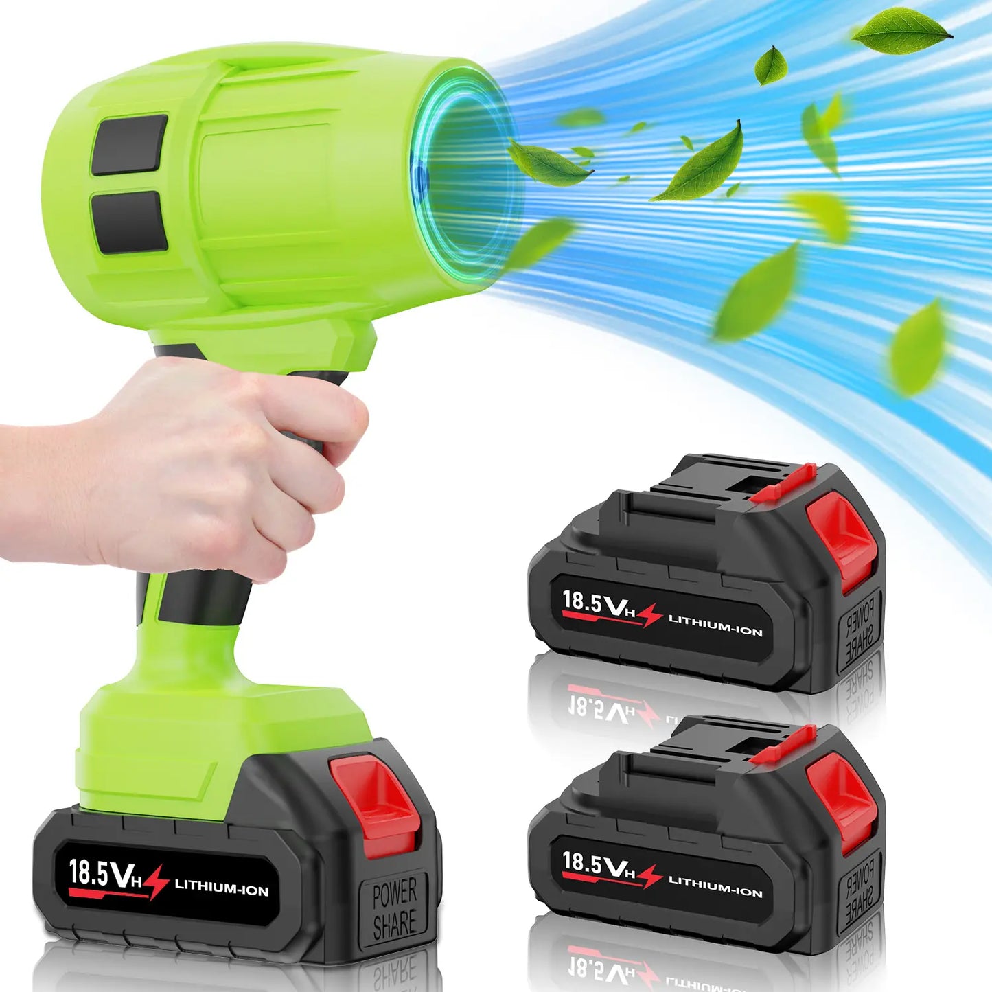 Cordless Turbo Jet Blower High Power Air Duster for Outdoor and Home Cleaning