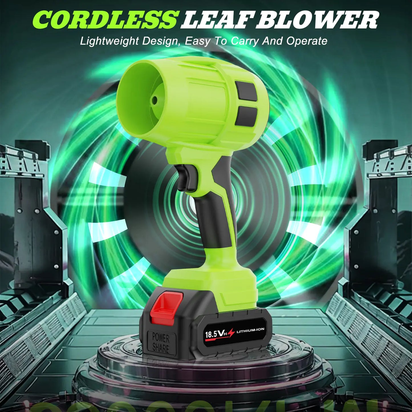Cordless Turbo Jet Blower High Power Air Duster for Outdoor and Home Cleaning