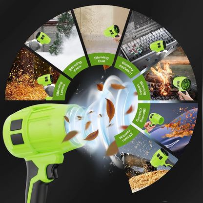 Cordless Turbo Jet Blower High Power Air Duster for Outdoor and Home Cleaning