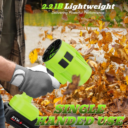 Cordless Turbo Jet Blower High Power Air Duster for Outdoor and Home Cleaning