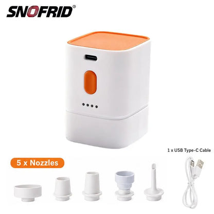 Portable Air Pump – Fast Inflate/Deflate – For Air Mattress, Pool Floats & Camping