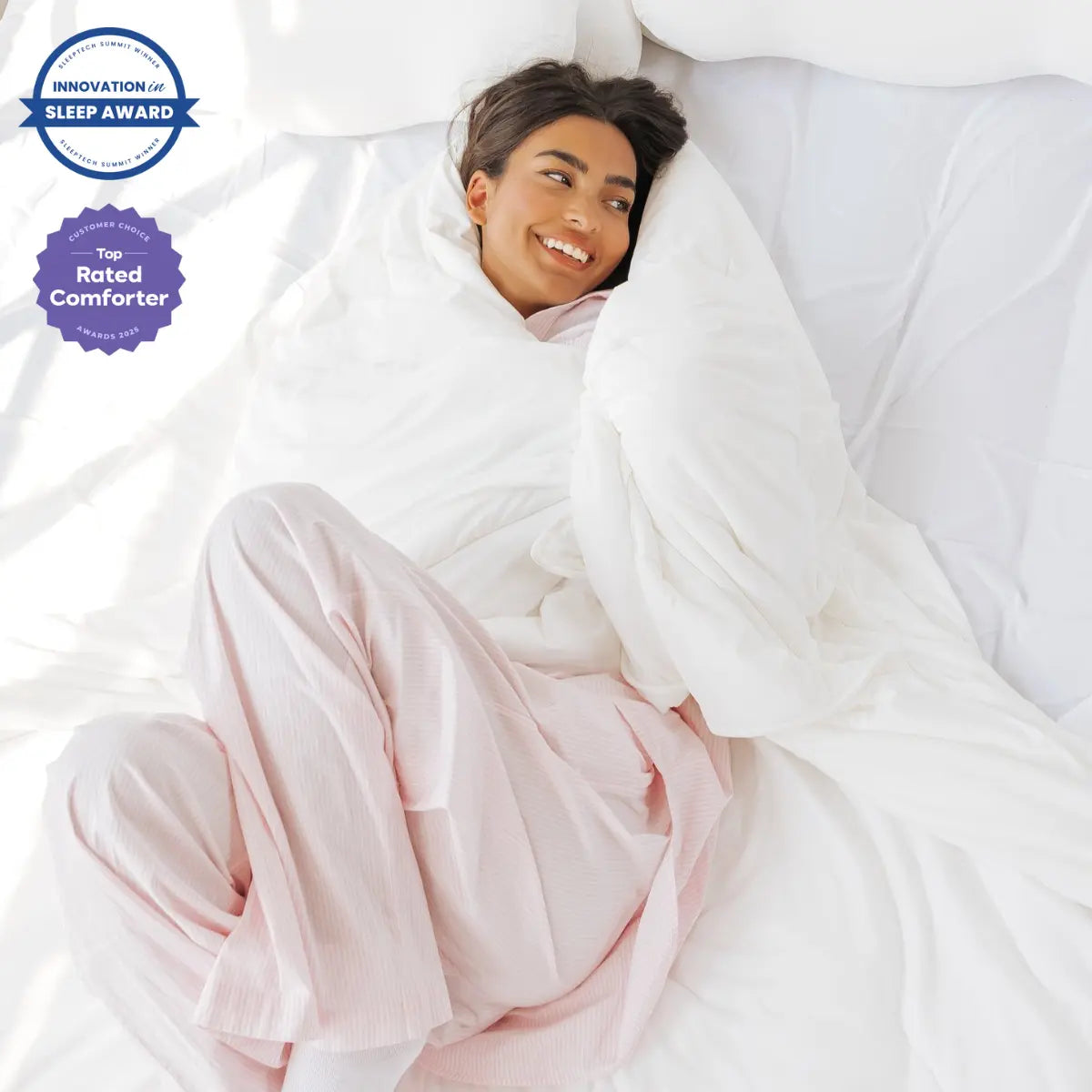 Cooling Comforter – Silk-Soft, Breathable – Instant Cool Relief for Better Sleep