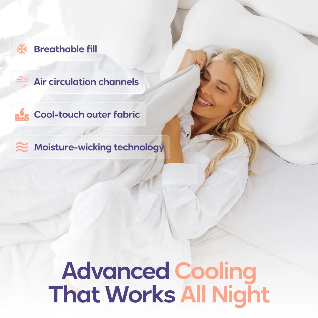 Cooling Comforter – Silk-Soft, Breathable – Instant Cool Relief for Better Sleep