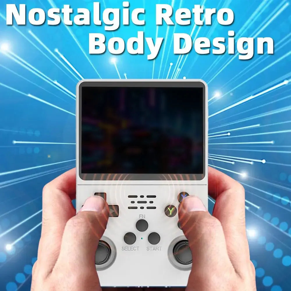 Retro Game Console – 3.5" IPS Display, Linux, 3000mAh – 32G+64G Games Preinstalled