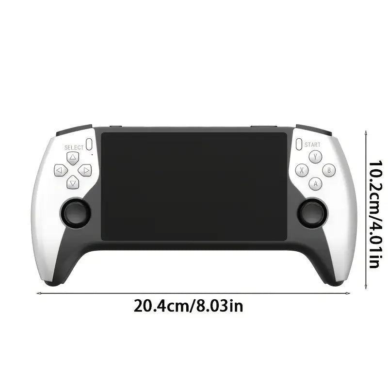 Retro Game Console – 5.1" IPS Display, 14+ Emulators, TV Output – Preloaded Classic Games with Protection