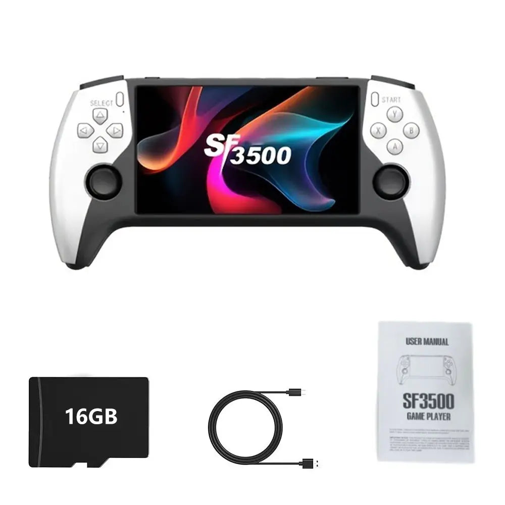 Retro Game Console – 5.1" IPS Display, 14+ Emulators, TV Output – Preloaded Classic Games with Protection