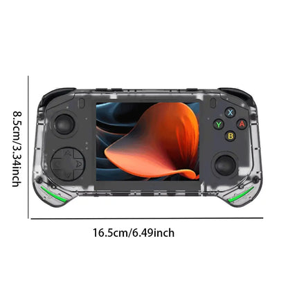 Retro Gaming Controller – 3.5" HD Screen, 64-Bit CPU, Long Battery – Portable Handheld Game Device, White
