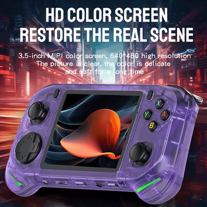 Retro Gaming Controller – 3.5" HD Screen, 64-Bit CPU, Long Battery – Portable Handheld Game Device, White