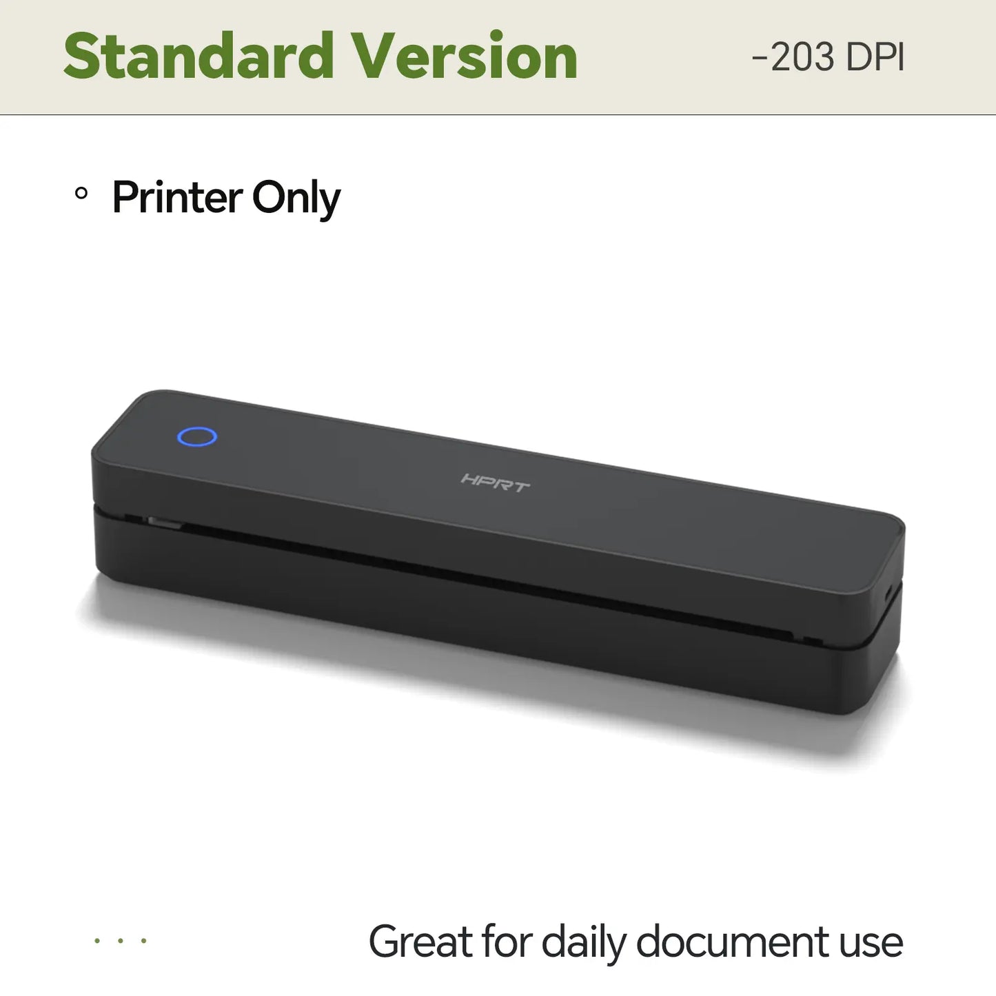 Inkless Thermal Printer – Wireless, Portable – Bluetooth, A4/US Letter – iOS/Android/Laptop