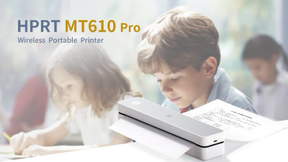Inkless Thermal Printer – Wireless, Portable – Bluetooth, A4/US Letter – iOS/Android/Laptop