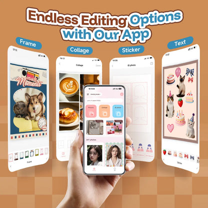 4x6 Wireless Photo Printer – Dye Sublimation, Wi-Fi – Color Photos from iPhone/Android – Ideal Gift for Mom & Family Albums